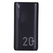 SILICON POWER QS15 Powerbank External battery 20000 mAh 2x USB QC 3.0 1x USB-C PD (SP20KMAPBKQS150K) Black