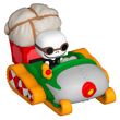 FUNKO Bitty POP figure Ride Disney The Nightmare Before Christmas Jack Skellington with Snowmobile