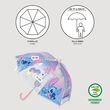 CERDÁ Disney Stitch manual bubble umbrella