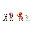 JADA TOYS Nightmare Before Christmas set 4 figures metal 7cm