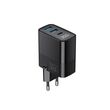 Havit UCLE001 EU - GaN three-port charger 30 W, black