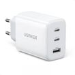 Ugreen CD275 Wall Charger with Cable 2× USB Type-C / USB 65W White