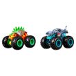 MATTEL Hot Wheels Monster Trucks assorted pack 2 demolition doules