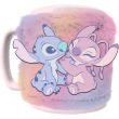 PYRAMID Disney Angel & Stitch Mug with teddy bear cover 440ml