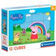 CLEMENTONI Peppa Pig puzzle 12pcs