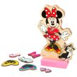WOOMAX Disney Minnie dresses wooden magnetic set