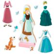 WOOMAX Disney Cinderella dresses wooden magnetic set