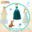 WOOMAX Disney Cinderella dresses wooden magnetic set