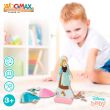 WOOMAX Disney Cinderella dresses wooden magnetic set