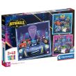 CLEMENTONI DC Comics Batwheels puzzle 3x48pcs