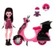 MATTEL Monster High Draculaura + Scooter doll