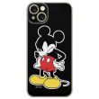 Disney Case Apple iPhone 15 Plus Mickey Full Print Angry Black