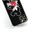 Disney Case Apple iPhone 15 Plus Mickey Full Print Angry Black