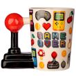 PUCKATOR Game Over Joystick Pixel shaped handle mug PUCKATOR Game Over Joystick Pixel shaped handle mug