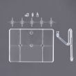 BANDAI HOBBY Display Stand Action Base 8 Clear
