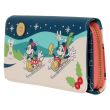 LOUNGEFLY Loungefly Disney Mickey & Minnie Holiday wallet