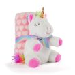 PERLETTI Tiara Unicorn Soft blanket + plush toy 22cm