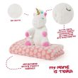PERLETTI Tiara Unicorn Soft blanket + plush toy 22cm