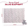 PERLETTI Allie Elephant Soft blanket + plush toy 22cm