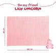 PERLETTI Lily Unicorn Soft blanket + plush toy 22cm