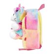 PERLETTI Backpack + plush cat Emi 27cm