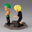 BANPRESTO One Piece Roronoa Zoro & Sanji figure. 8cm