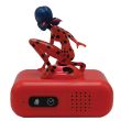 LEXIBOOK Miraculous Ladybug 3D Night Light Alarm Clock