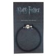 THE CARAT SHOP Harry Potter black leather charm bracelet
