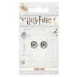 THE CARAT SHOP Harry Potter Platform 9 3/4 silver plated stud earrings