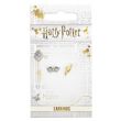 THE CARAT SHOP Harry Potter Lightening Bolt and Glasses stud earrings