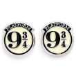 THE CARAT SHOP Harry Potter Platform 9 3/4 silver plated stud earrings