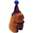 CYP BRANDS FC Barcelona capibara teddy santa hat 20cm
