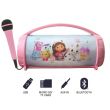 LEXIBOOK Gabbys Dollhouse Illuminated Bluetooth Speaker + Microphone