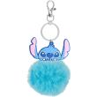 PEERS HARDY Disney Stitch Angel pompom keychain