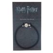 THE CARAT SHOP Harry Potter black leather charm bracelet