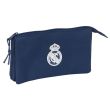 SAFTA Real Madrid navy blue triple pencil case