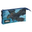 SAFTA How to Train Your Dragon triple pencil case