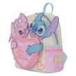 LOUNGEFLY Loungefly Disney Stitch & Angel Be Mine backpack