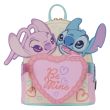 LOUNGEFLY Loungefly Disney Stitch & Angel Be Mine backpack