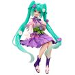 FURYU Hatsune Miku - Hatsune Miku Flower Fairy Cosmos Purple Noodle Stopper figure 14cm