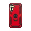 Vivid Ring Rugged Armor Case Samsung Galaxy A25 5G Red