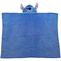 Coperta in Pile con Cappuccio Disney Stitch