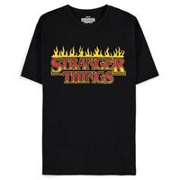 T-Shirt Stranger Things Fire Logo L TS034153STT-L