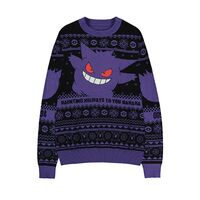 Maglione Natale Pokemon Gengar Haunting Holidays XS