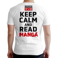 T-Shirt Keep Calm Read Manga L TGGTEX016-L