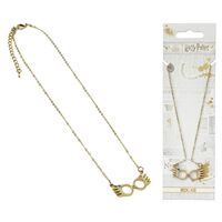 Collana Harry Potter Occhiali di Luna Lovegood Gold