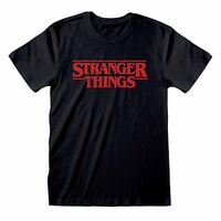 T-Shirt Stranger Things Logo L STR02883TSBLL