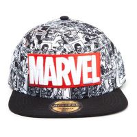Cap Marvel Classic Red and White Logo