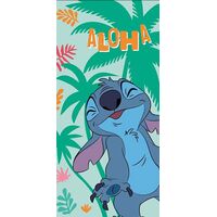 Telo Mare Poliestere Disney Stitch Aloha 70x140cm