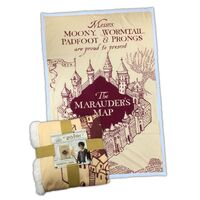 Coperta Sherpa Harry Potter The Marauder's Map